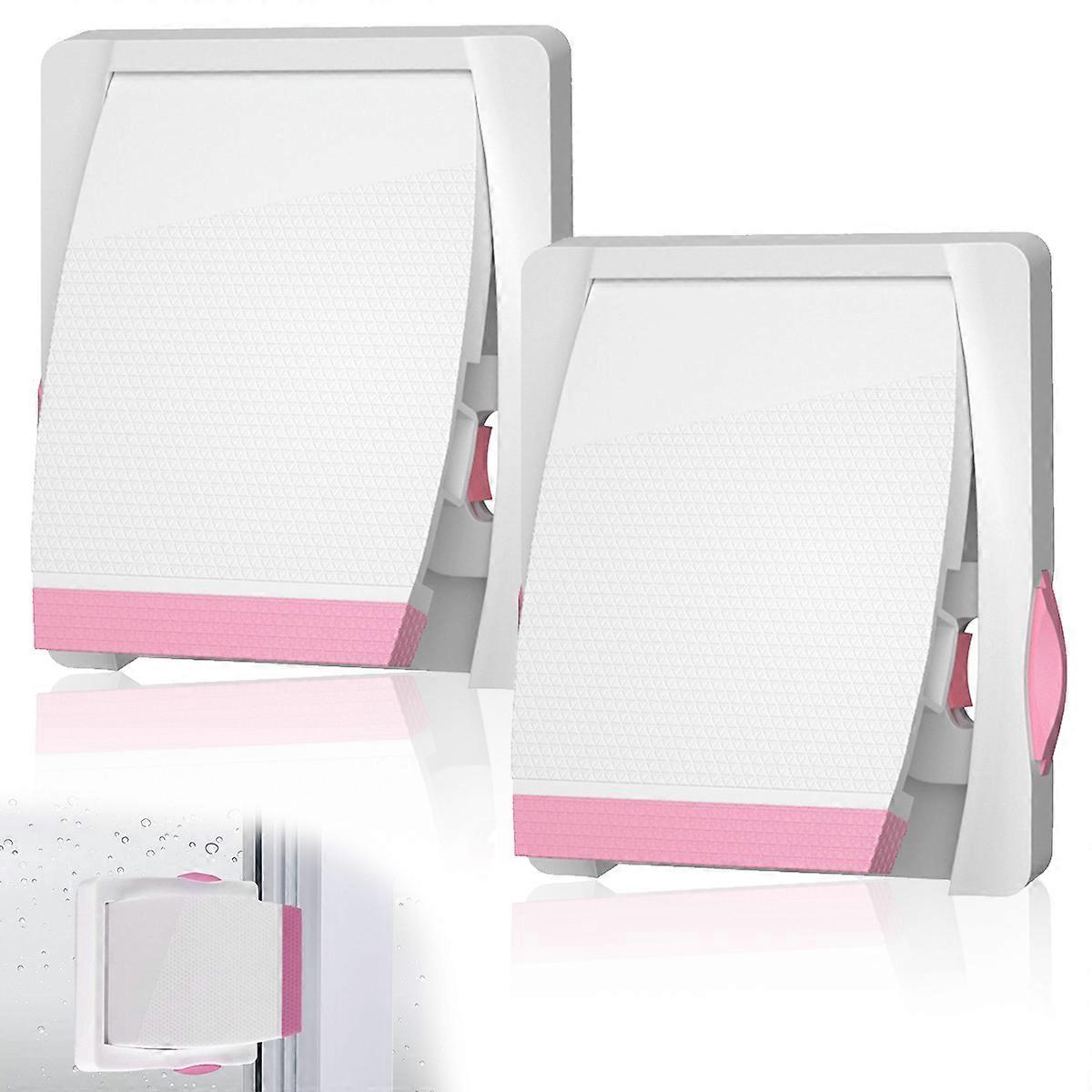 Skyvedørslås, 2Pack barnesikkerhet Skyvedørlås i glass for skyvedører, skyvevinduer, skyveskap, etc.