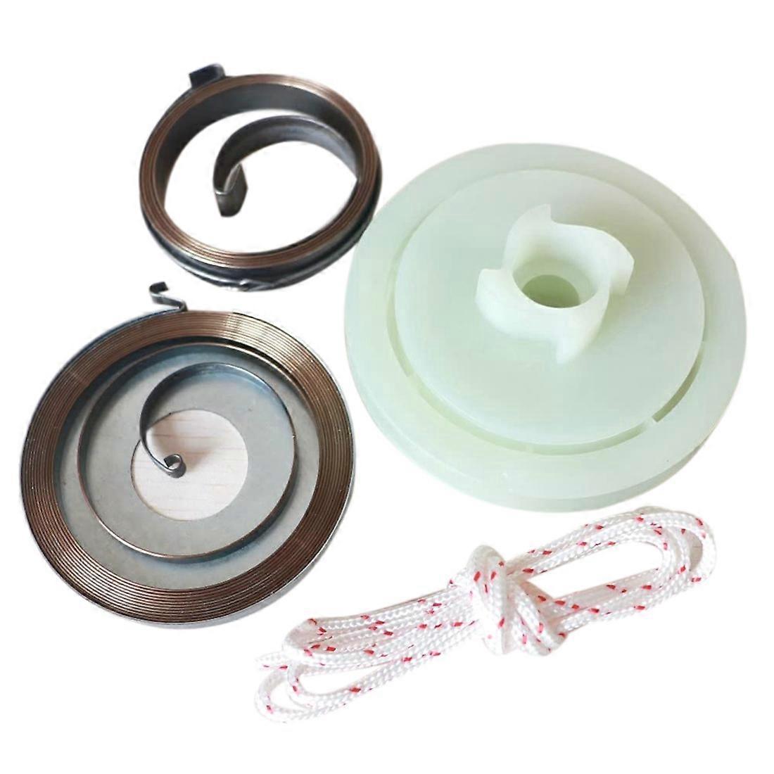 5200 5800 52Cc 58Cc for Chinese Chainsaw Easy Starter Spring Pulley Rope Repair Kit Gas Saws