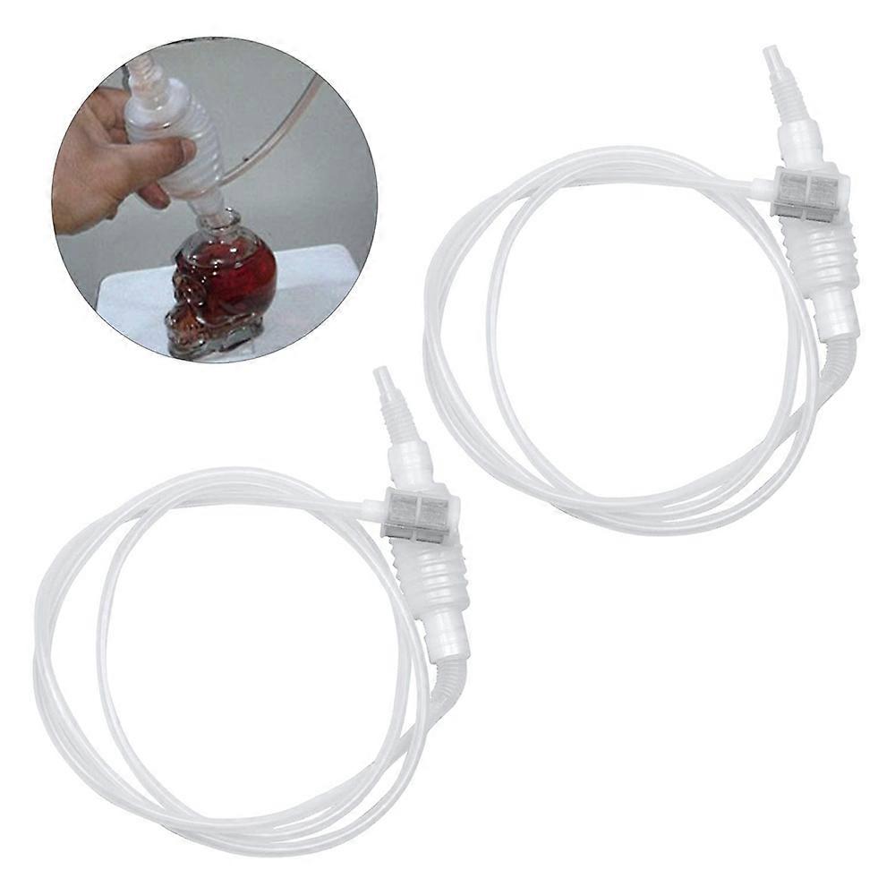 2-piece set 2M Siphon Tube Plastic Wine Siphon Filter Set Siphon Tube Hose Filter for Wine Beer Starter Set Wine Making