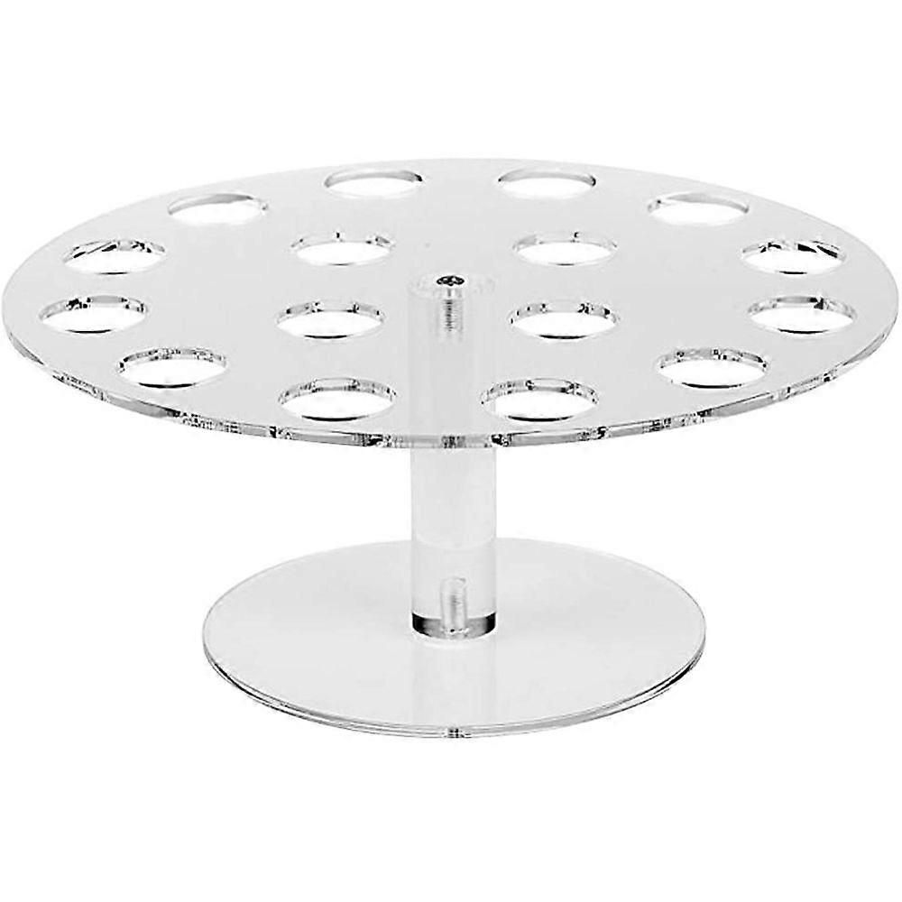 PIAO Ice Cream Cone Holder, 16-Capacity Acrylic Ice Cream Cone Rack Cupcake Cone Cooking Rack, Stand for Ice Cream Cone - Clear, 1pcs