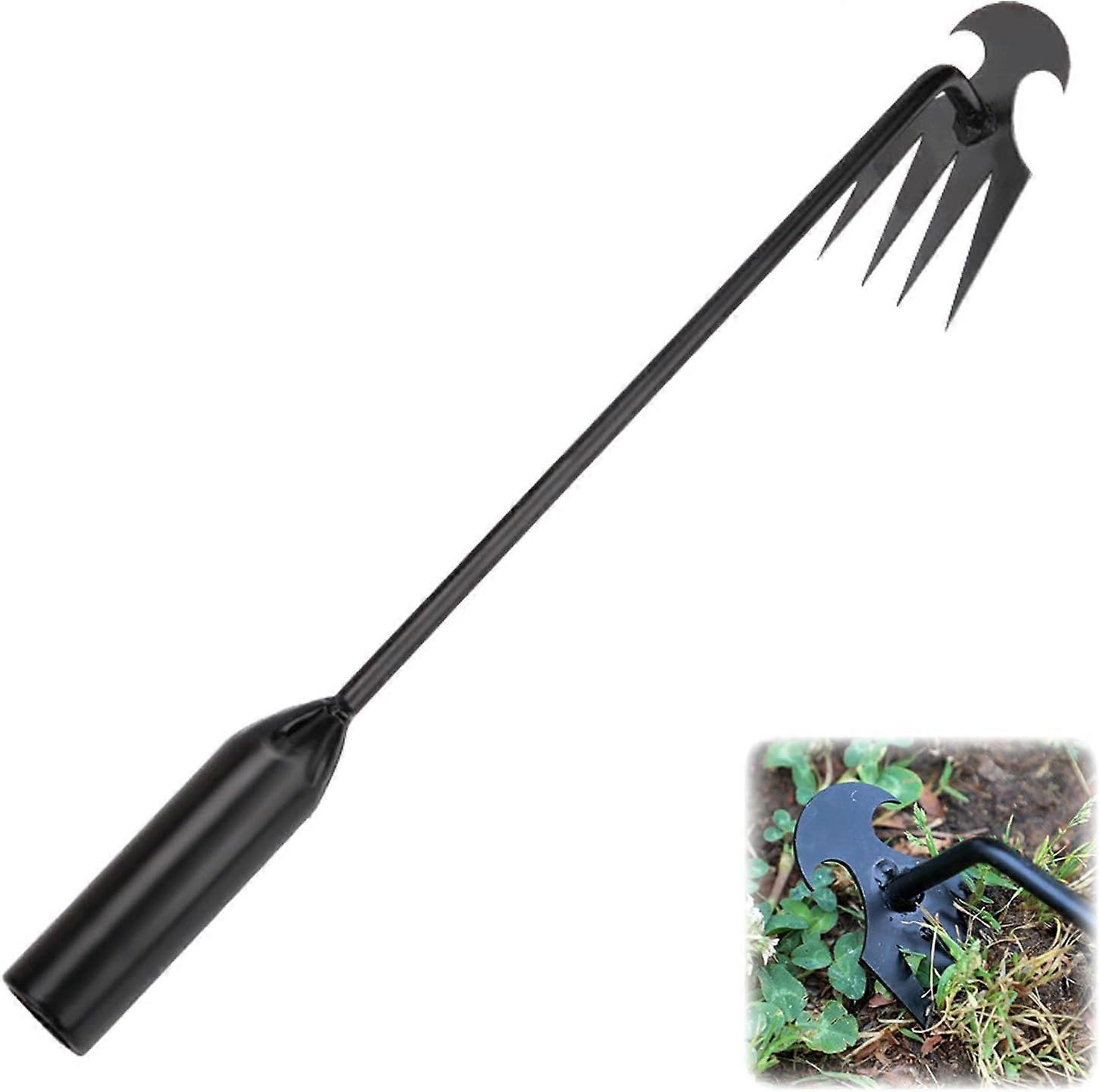 Multi Purpose Weeder Weed Puller Root Remover Manual Weeder Tool With Long Handle Dual Purpose Weeder