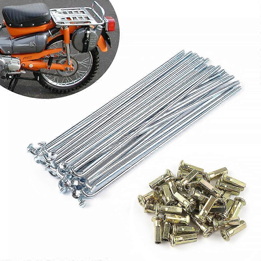 Μοτοσικλέτα 3.2mm*160mm Ακτίνες Πίσω Τροχών για Honda SS50 C70 CL70 CT90 CT110 C110 CD70 17" Ακτίνες Τροχών για Yamaha Suzuki Kawasak