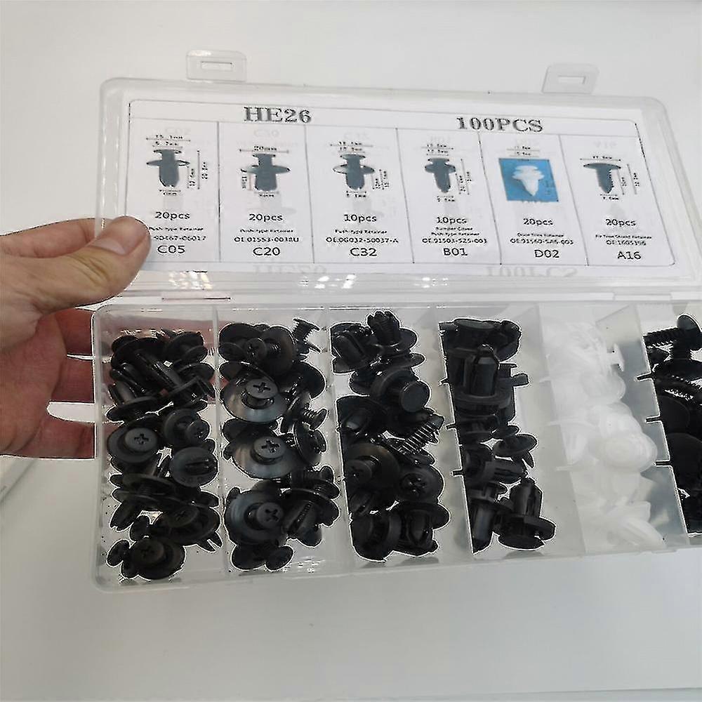 100pcs Auto Fastener Clip For Mazda 2 3 5 6 Cx-3 Cx-4 Cx-5 Cx5 Cx-7 Cx-8 Cx-9 Atenza Axela-Excellence