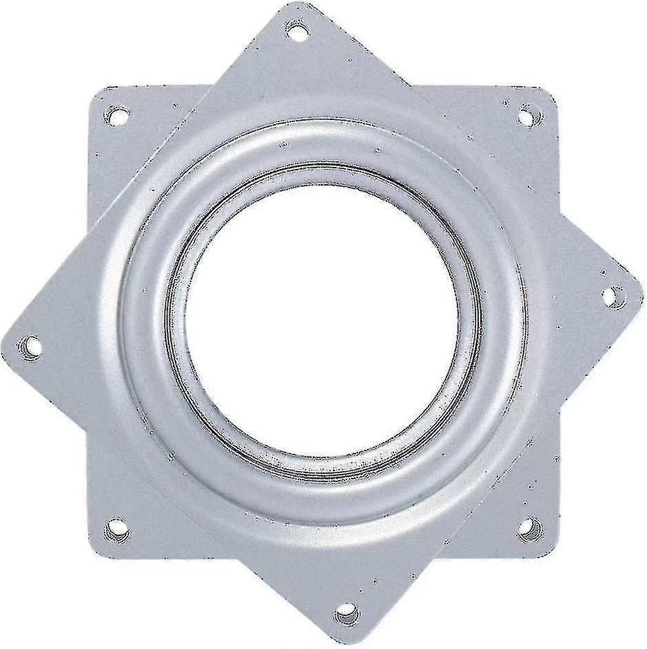 4 Square Lazy Rotating Platform 360 Degrees Turntable Swivel Plate With Steel Ball Bearings Multi Purpose For Tv Desk Table Rack, Anti-corrosion, Rust