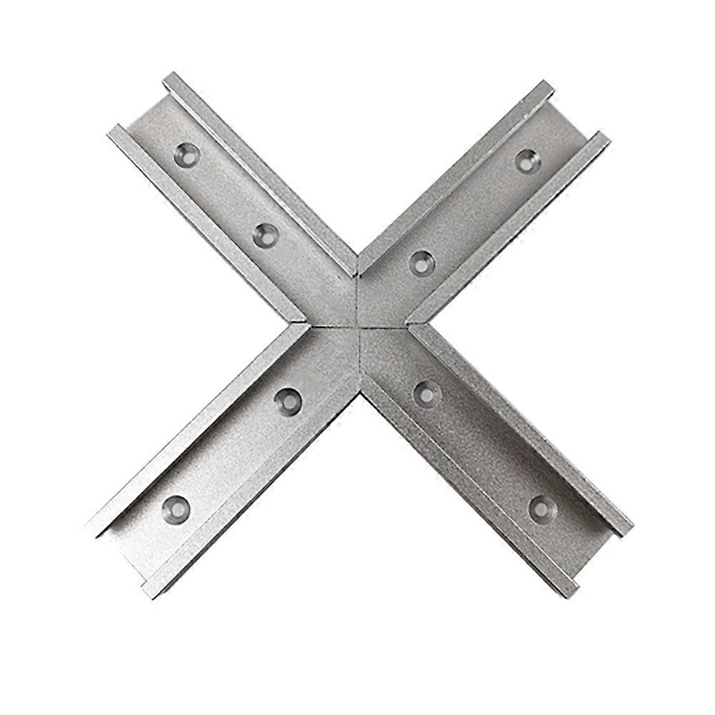 T Track Connector T Track Intersection Kit Miter Track Jig Fixture Slot Connector for Router Table