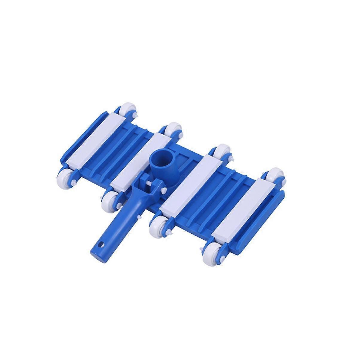 14 Inch Weighted Pool Vacuum Head with Wheels Side Brush Flexible Pool Vacuum Head for Pond Spa Hot