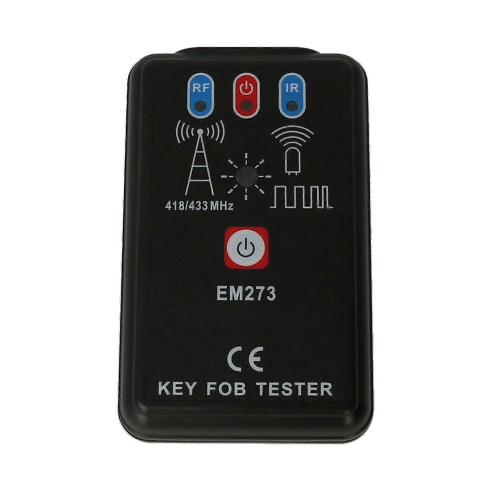 Car IR Infrared Remote Tester Radio Frequency Key Fob Tester 418433MHz Digital Frequency Gauge EM273