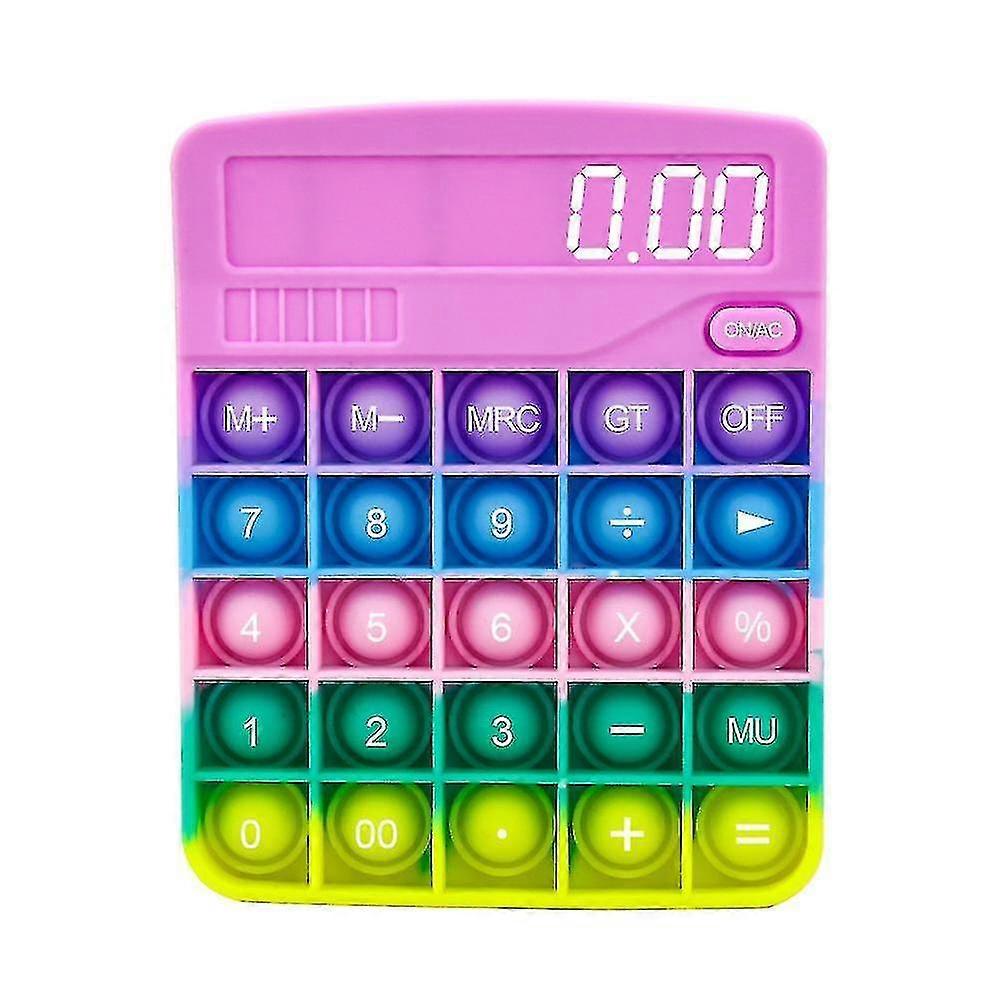 Stress Relief Pink Calculator Shape Toy