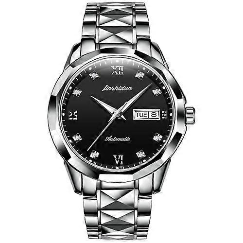 JIN SHI DUN 8813 Fashion Waterproof Luminous Automatic Mechanical Watch, Style:Men