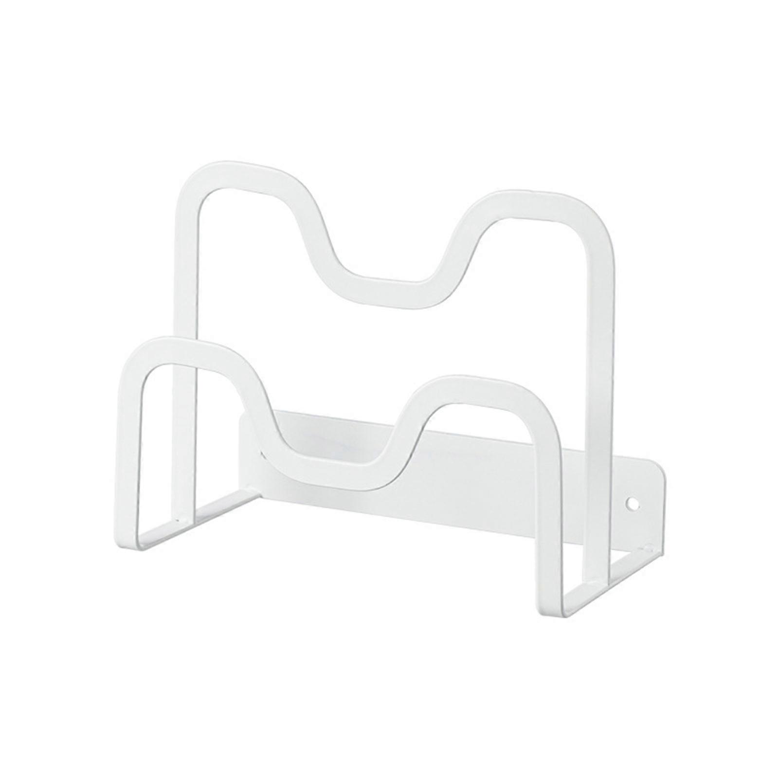 Kitchen Wall Mounted Storage Rack Space Saving Kitchen Racks for Plates Pans Pots Bakeware