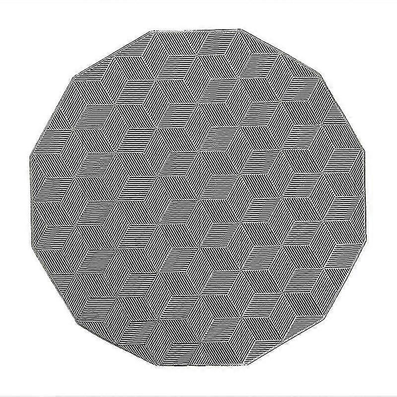 Silver Placemat 6-piece Set Of Hol Table Mat Compatible With Table Decoration