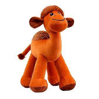 Utstoppet Animal Camel Soft Toy kamel teddy kamel leketøy Cute Doll Gift for Baby Kids Venner Valentinsdag jubileum julegave (brun, 35cm)