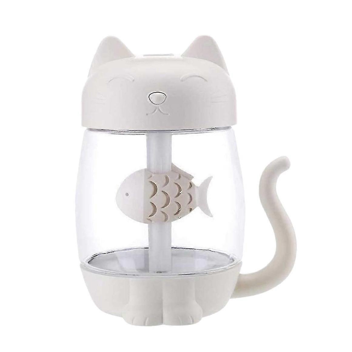 350ml Usb Cat Air Humidifier Cool Mist Adorable Mini Landscape Humidifier Mini Usb Fan For Home Bed