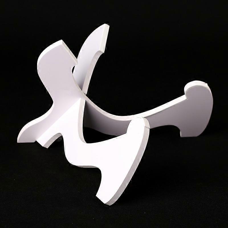 Gitarrstativ - Gitarrstativ X-frame Style Bärbar Stränginstrumenthållare - Trä Ukulelestativhållare (Vit)