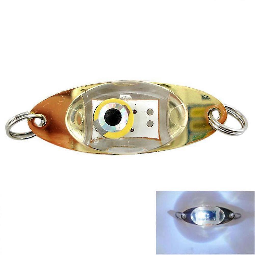 Kaesi Eye Shape Night Fishing Underwater Fish Lure LED Flashing Light Tackle Tool
