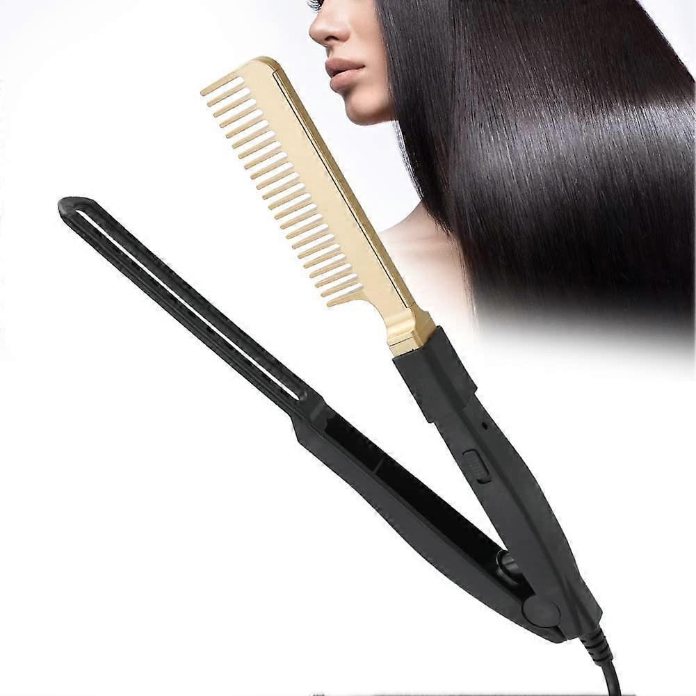 Professional press comb,wet dry use electric heating comb(EU)