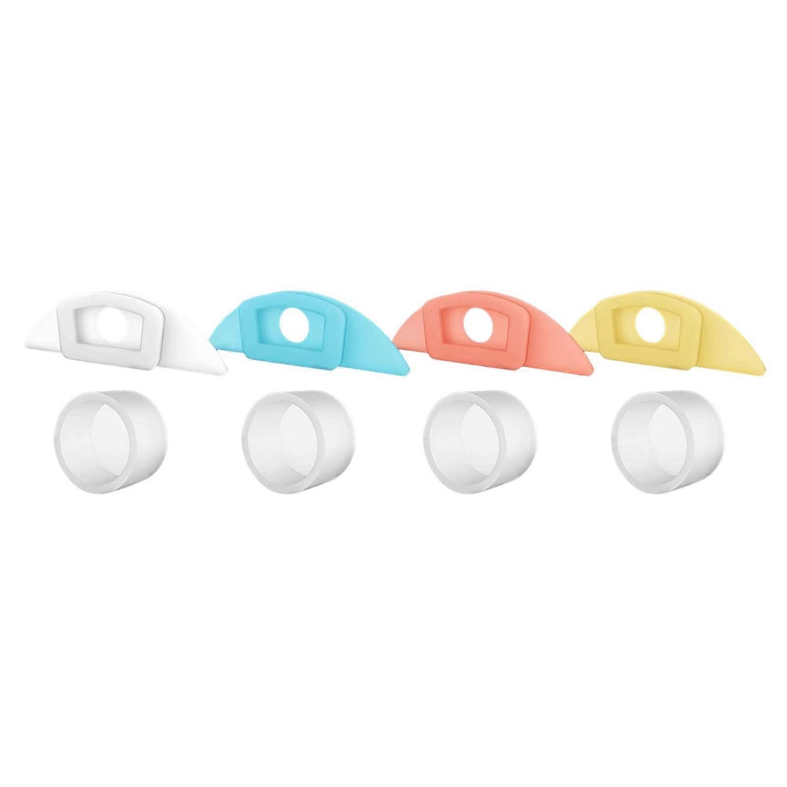 8Pcs Spill Stopper Food Grade BPA Free Silicone Universal Reusable Mini 30/40oz Tumble with Handle Straw Leak Stopper Cup Accessories KAESI