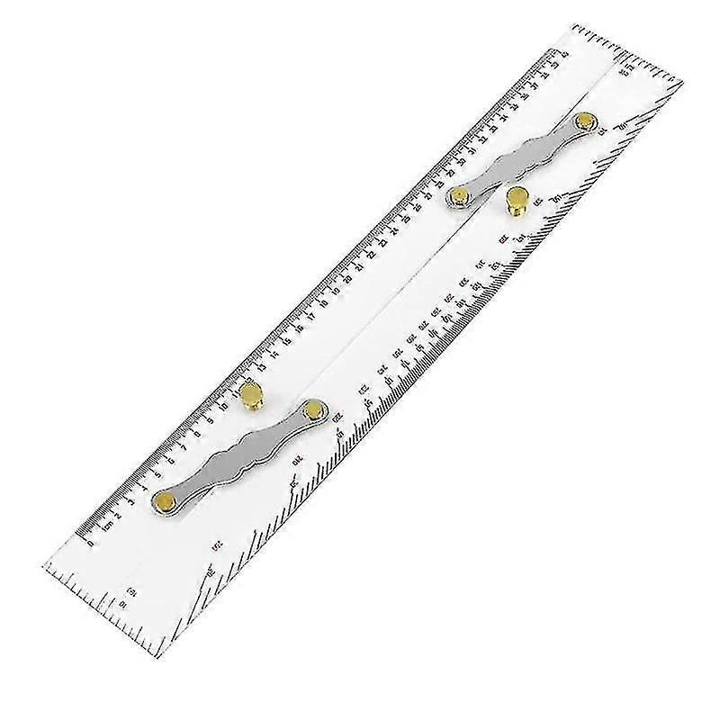 Marine Parallel Ruler Clear Scales, Mapping Points To Pull Parallel Ruler 450mm, Nautical Charts Pa-dt