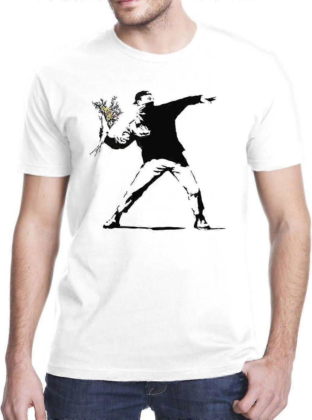 Banksy Flower Thrower Koszulka