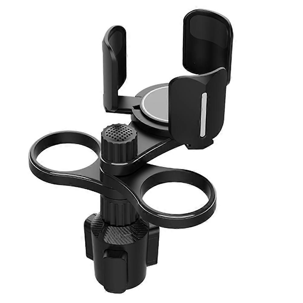 4 in 1 Car Cup Holder Multifunctional Adjustable Plastic Drinking Bottle Bracket Removable Mobile Phone Support Auto Accessories