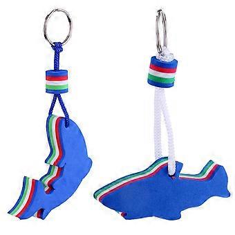 2pcs Boating Floating Key Chain Key Ring Keychian Keyring in Dolphin Shape