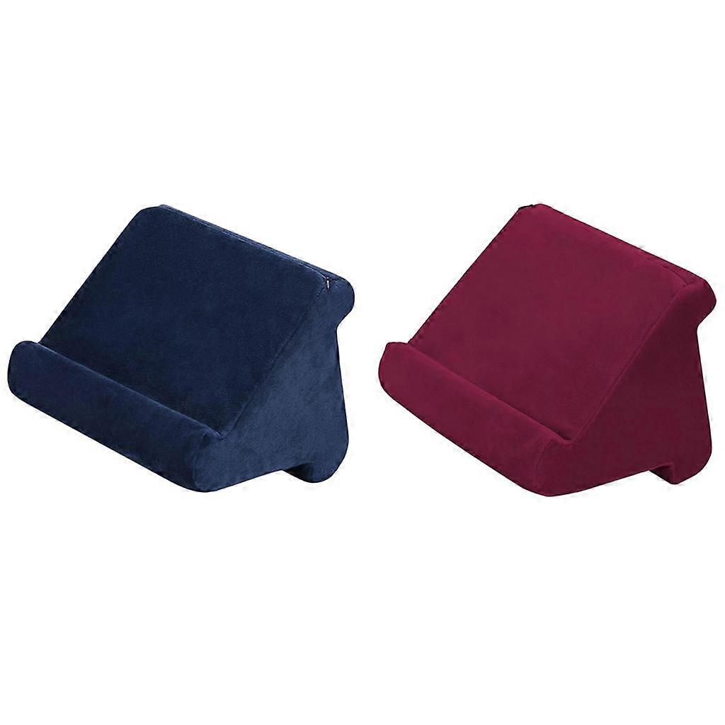 2x Tablet Kuddhållare Multi-Angle Telefon Support Boka Vila Stativ
