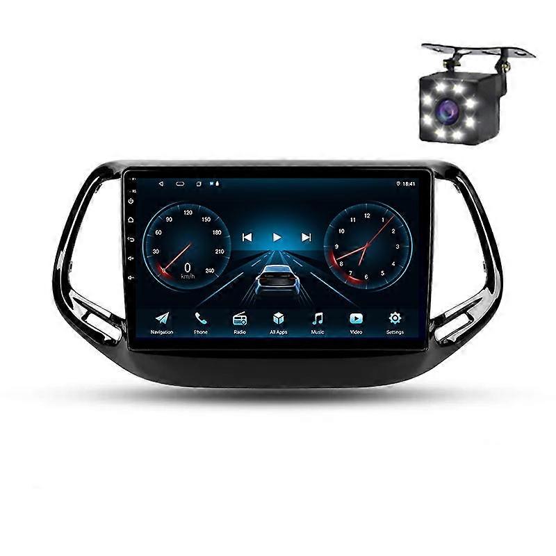 Android Car Radio For Jeep Compass 2 MP 2016 - 2018 Auto Multimedia Player Stereo
