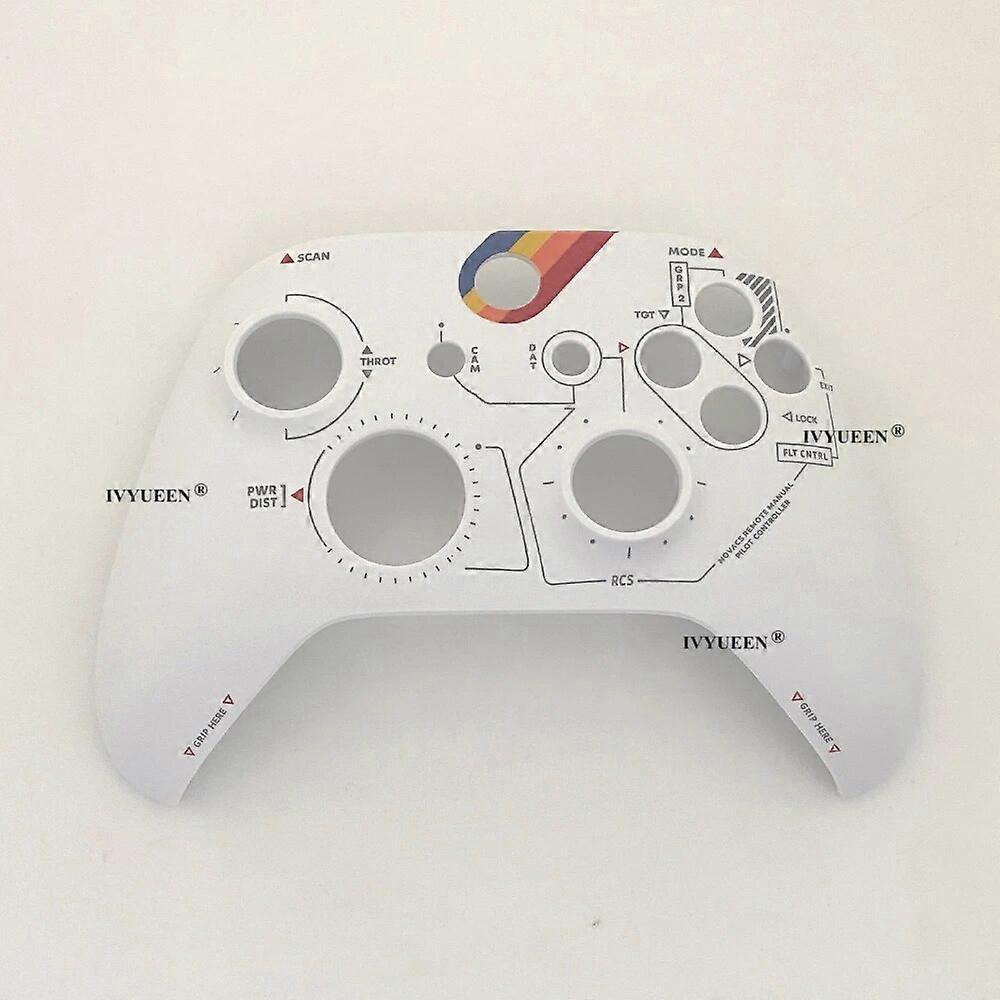 for Xbox One S X Controller Star Housing Shell Case Faceplate Cover Side Rails Back Panel RB LB RT LT Dpad Buttons Kit