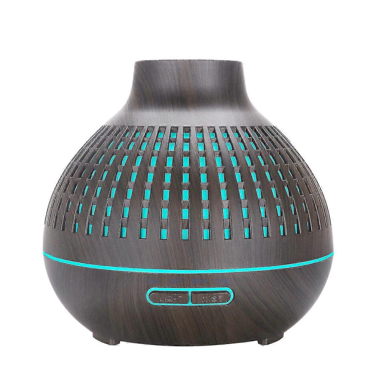 400ml Wood Grain Aroma Diffuser With Timer