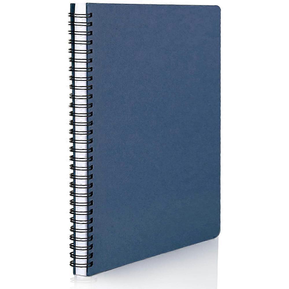 KXJ-Students Ruled Spiral Notebook,  A5 1pack 5.5x8.3" Hardcover Lined Travel Writing Notebooks Journal, Memo Notepad Sketchbook, Students Office Busi