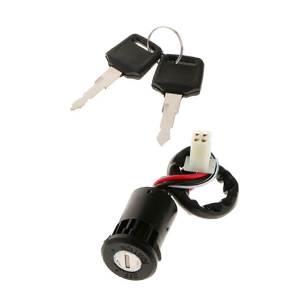 4 חוטים מתג מפתח הצתה 50 סמ"ק 70 סמ"ק 90 סמ"ק 110 סמ"ק 125 סמ"ק טרקטורונים אופני עפר אביזרים וחלקים לאופנוע