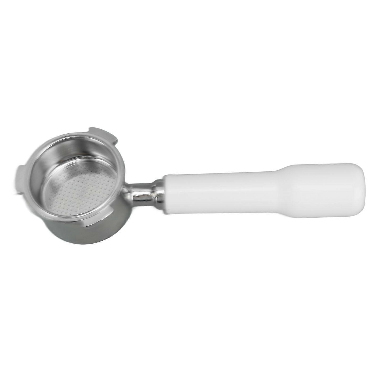 Bottomless Portafilter Filter Handle for DEDICA ARTE EC0680 EC0685 C2 White Plastic