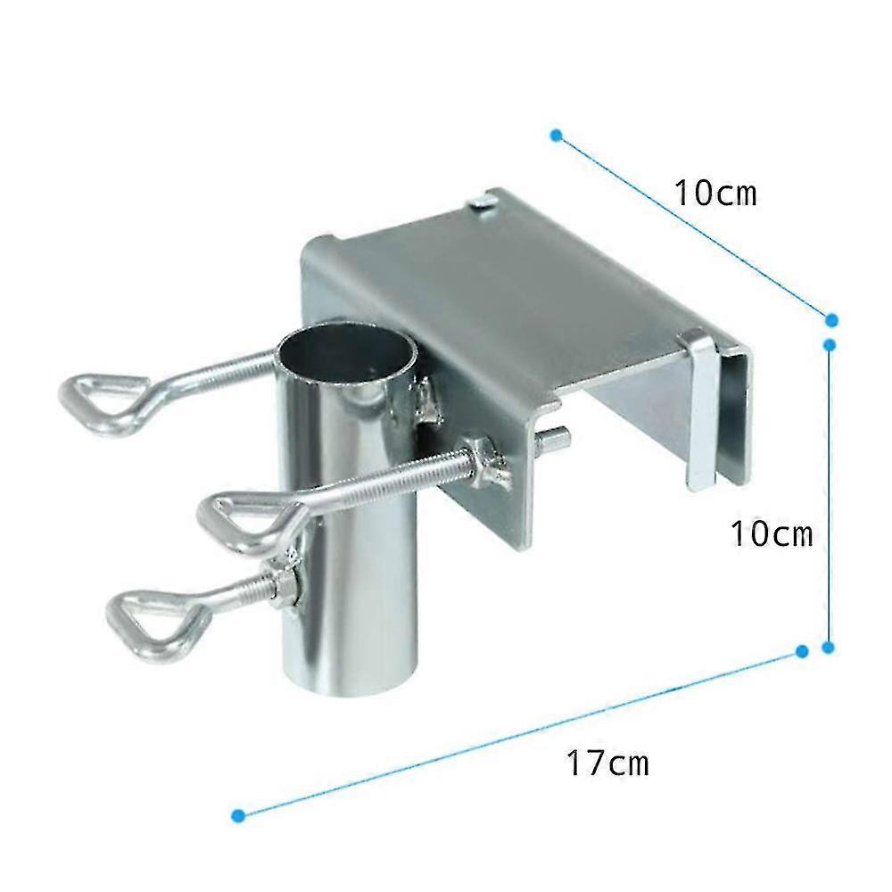 parasol holder for rectangular railings parasol stand adjustable use for balcony and terrace