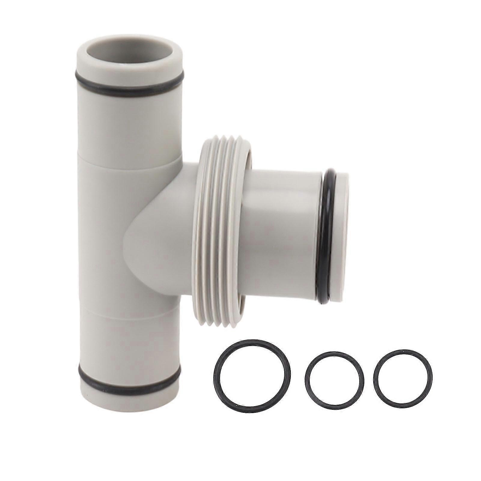 T Shape Pool Hose Adapter 1.5in to 1.25in for Easy Pool Maintenance