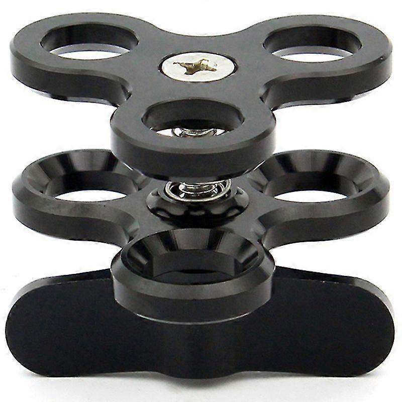 Aluminum Alloy Ball Joint Arms 3 Section Ball Joint Clamp Mount Fill Light Lamp Holder For Diving U