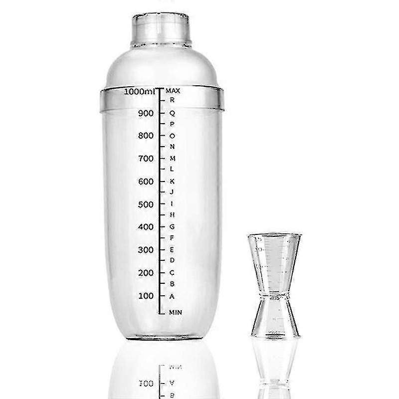 Shaker, 1000cc/33 Plastic Shaker Set Use Wine Shaker Bar Mixing Tool
