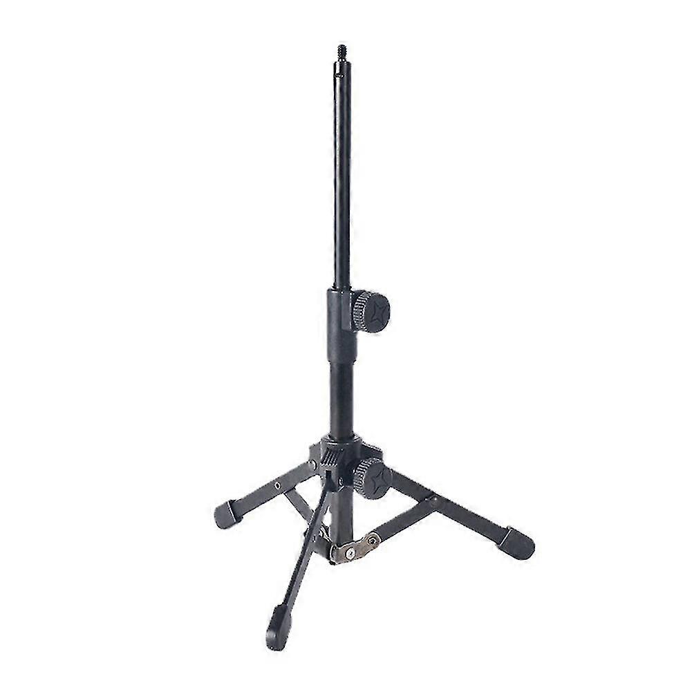 Mini Tabletop Tripod Microphone Mic Stand Holder With 14 Inch Threaded For Meetings Lectures Speak