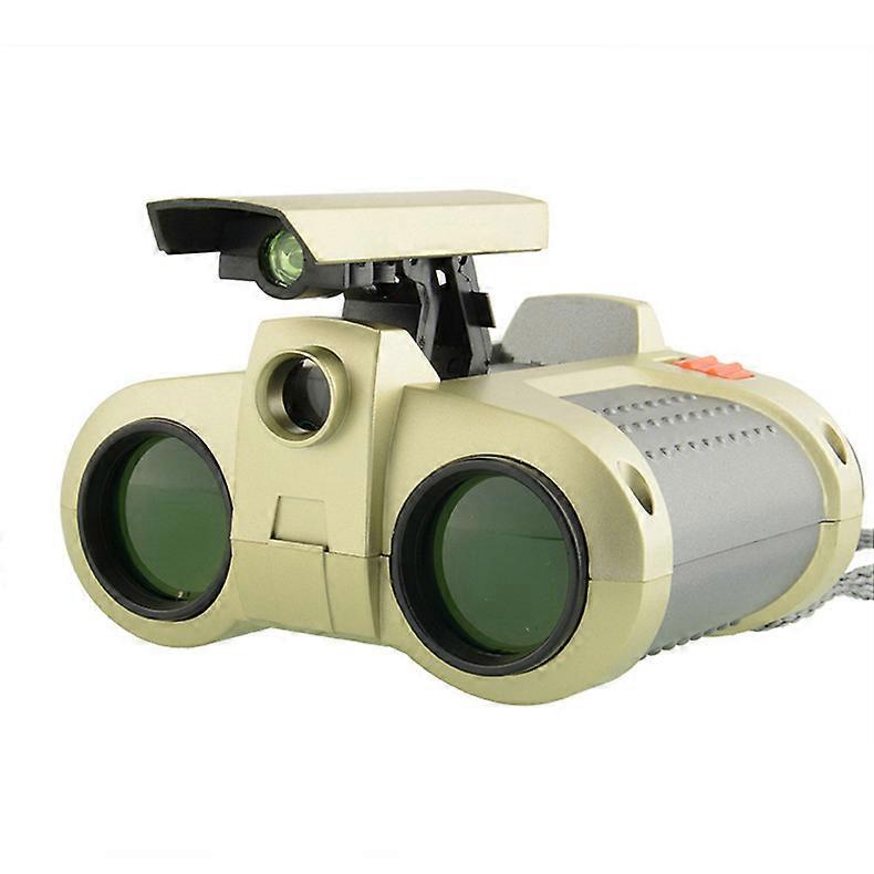 Shockproof Waterproof 4X30 Binoculars for Children - Lightweight, Compact, and Adjustable Focus with Headlights