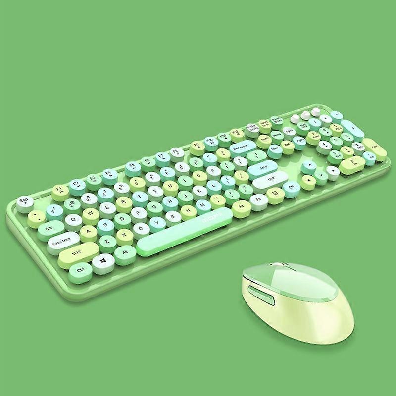 Keyboard and Mouse Set, Colour: Green Mixed Version Green Mixed Version