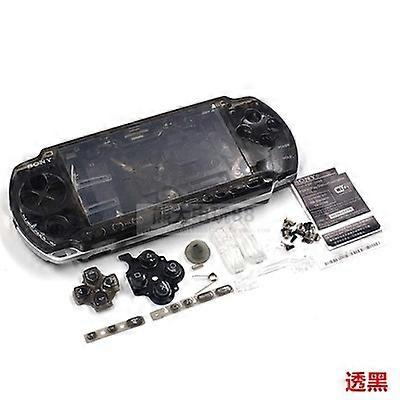 per PSP3000 PSP 3000 Console di gioco Custodia completa Shell Cover Case Nero trasparente
