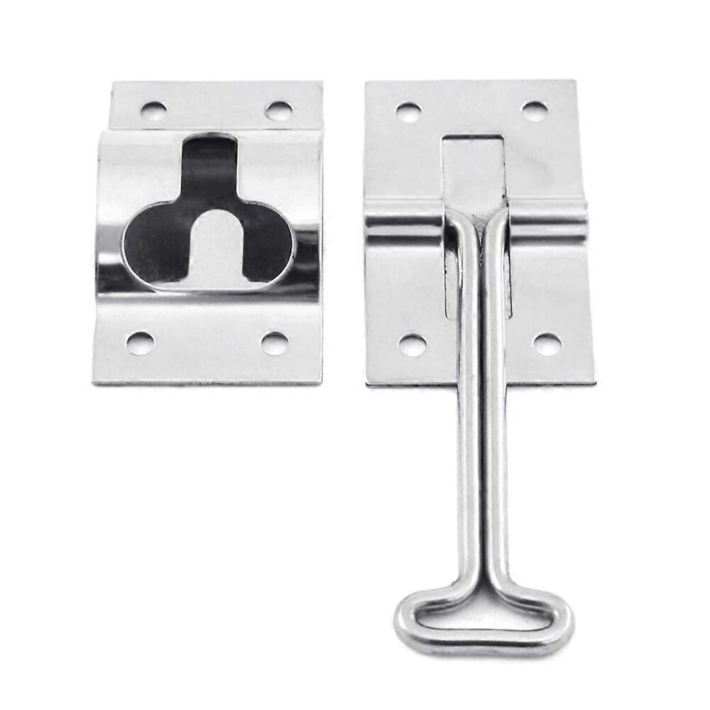 RV trailer 4" T-style Entry Door Catch Holder Stainless