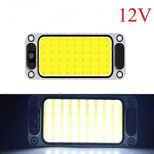 24W LED COB Car Reading Lights Universal Car Truck Dome Interior Reading Lamp High Brightness Cabin Roof Panel Light 12V 24V
