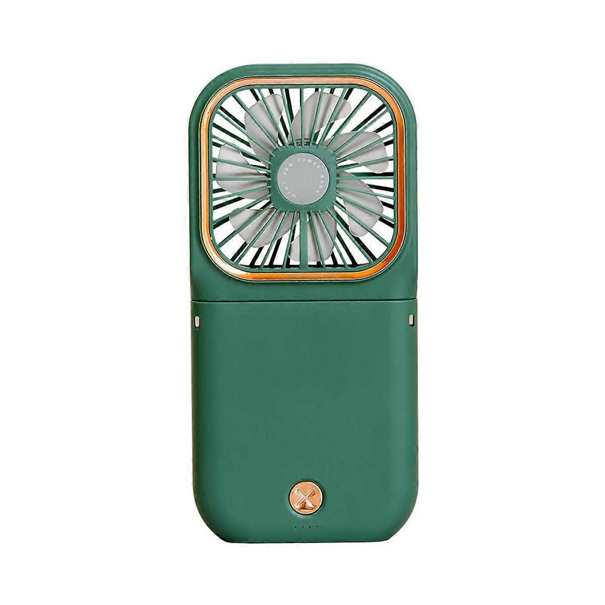 USB Foldable Fan Mini Ultra Thin Desktop Fan Portable Battery Charger for Indoor Outdoor Office Travel