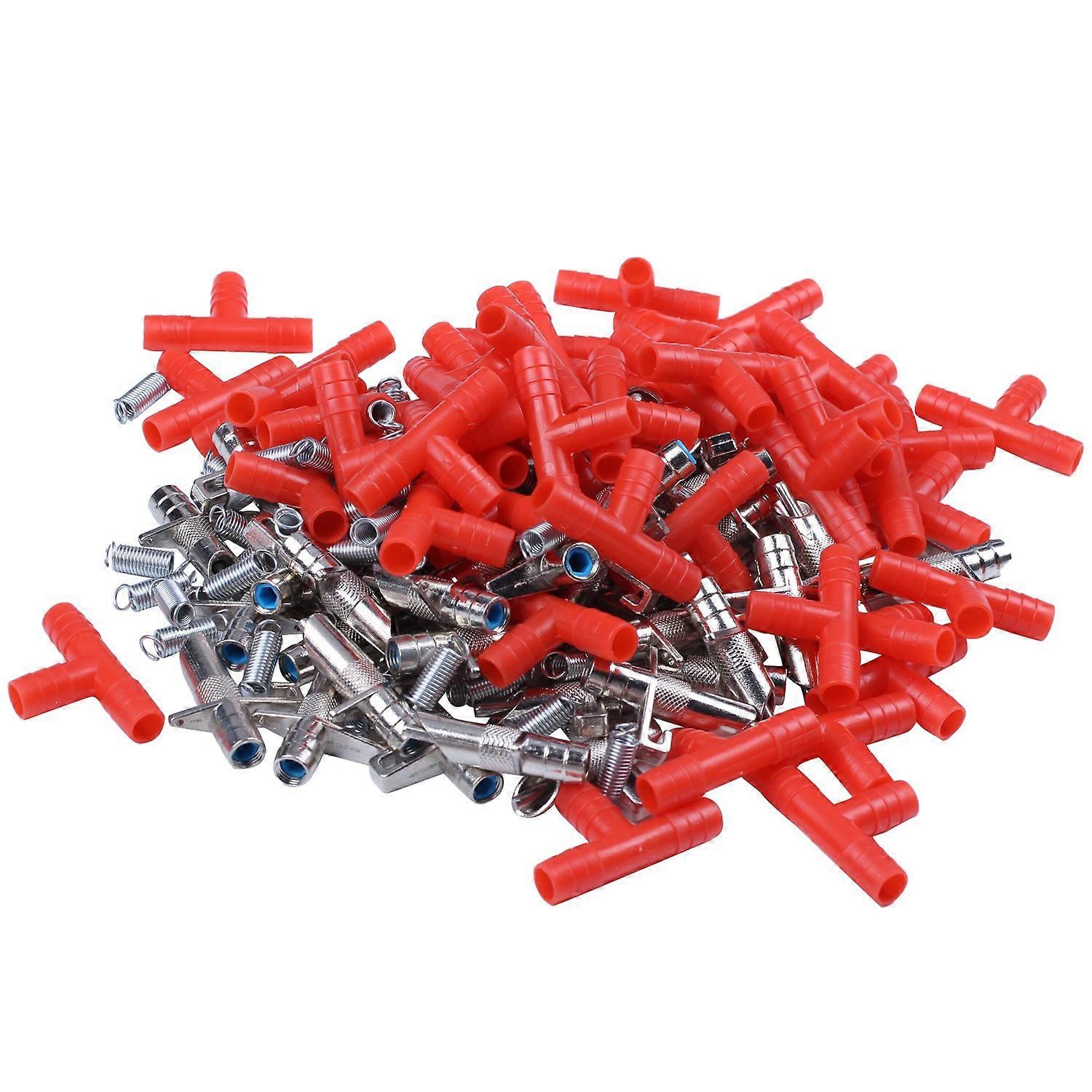 50Pcs Automatic Nipple Water Feeder Drinker Waterer for Bunny Rodents Rabbit Nipple Water Drinker Spring Drinker Farm Animals