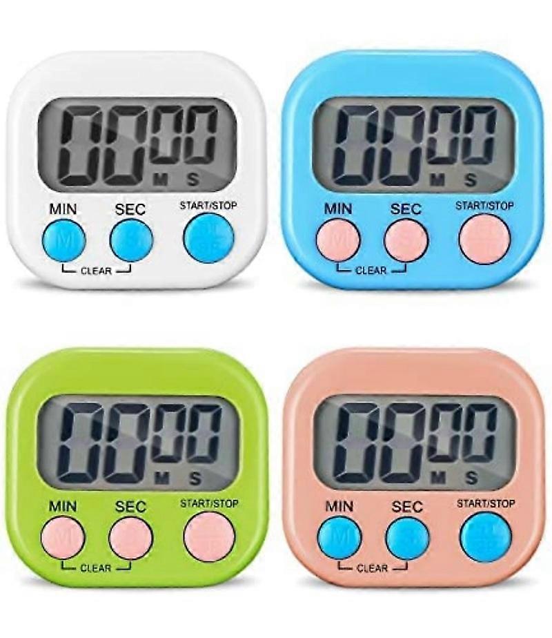 Square Cooking Kitchen Timer Cooking Timer Mechanical Timer Analog Timer Kitchen Timer Mini Square Classic Timer for Kitchen 60 Minutes(2pcs)