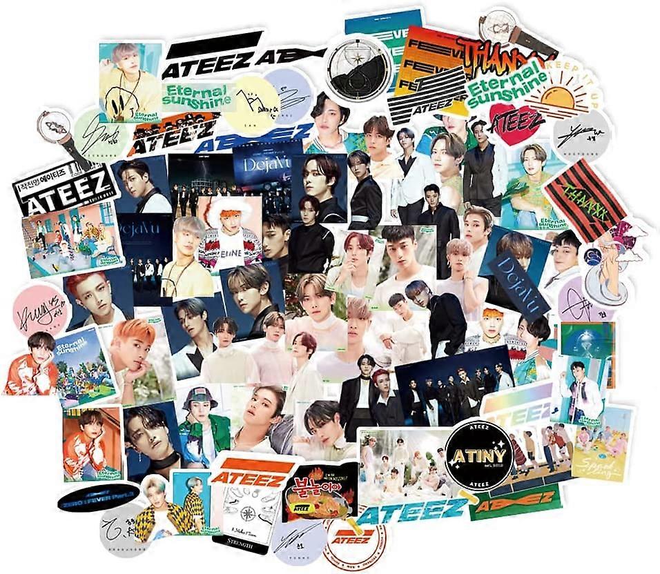 92個ATEEZステッカーパックゼロ:フィーバーPart.3アルバムステッカーパック防水アニメステッカーKPOP ATEEZステッカー