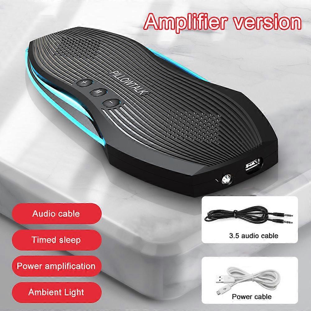 Portable Air Conduction Bluetooth-Compatible Music Box Wireless Speaker 3D Stereo Bass Under Pillow Improve Sleep Loudspeaker
