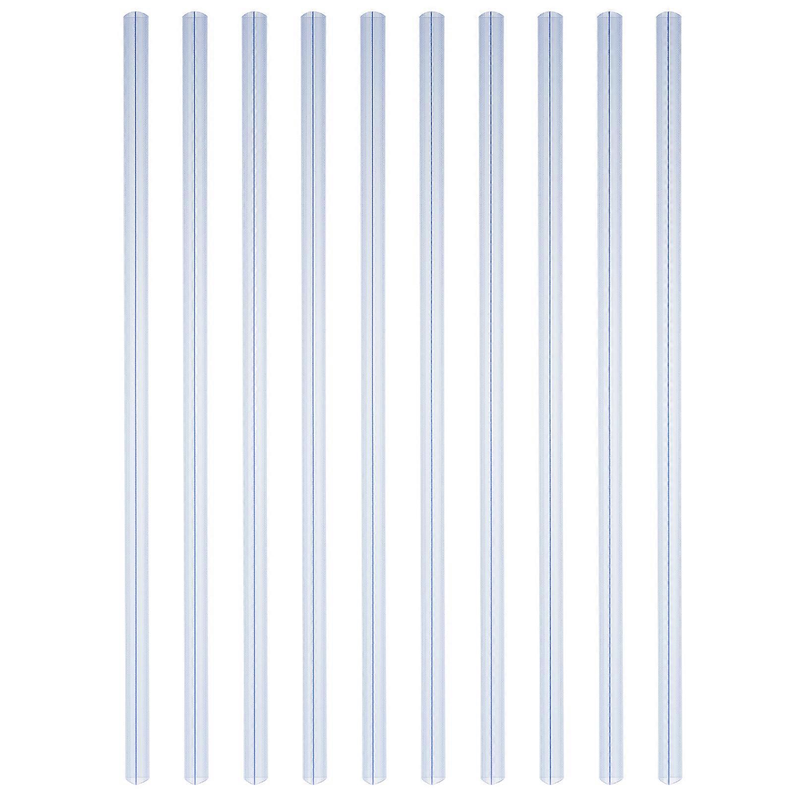 10pcs Durable Slide Binders Loose-leaf Clips Plastic Bookbinding Clips Slide Binders