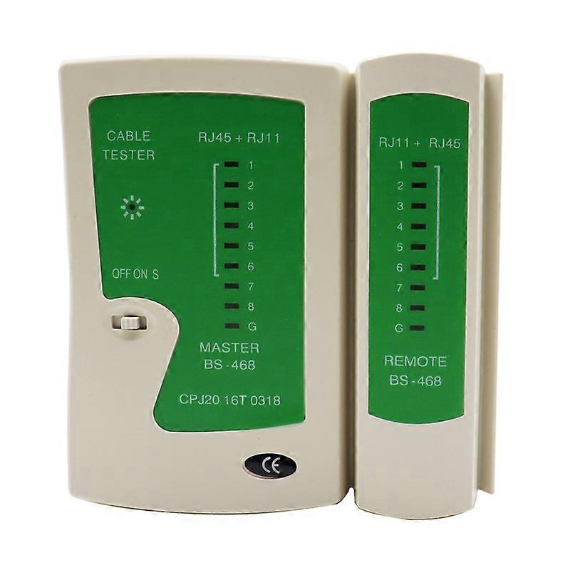 Network Tester Multifunctional Automatic Scan Mode 3 Ports RJ45 RJ11 RJ12 LAN Cable Telephone Line Detector Tracker Tool for Office JIKAIX