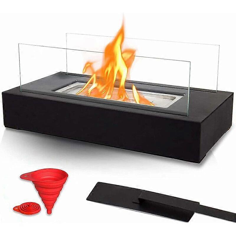 Portable Bioethanol Table Fireplace, 35 x 17.8 x 14.5 cm